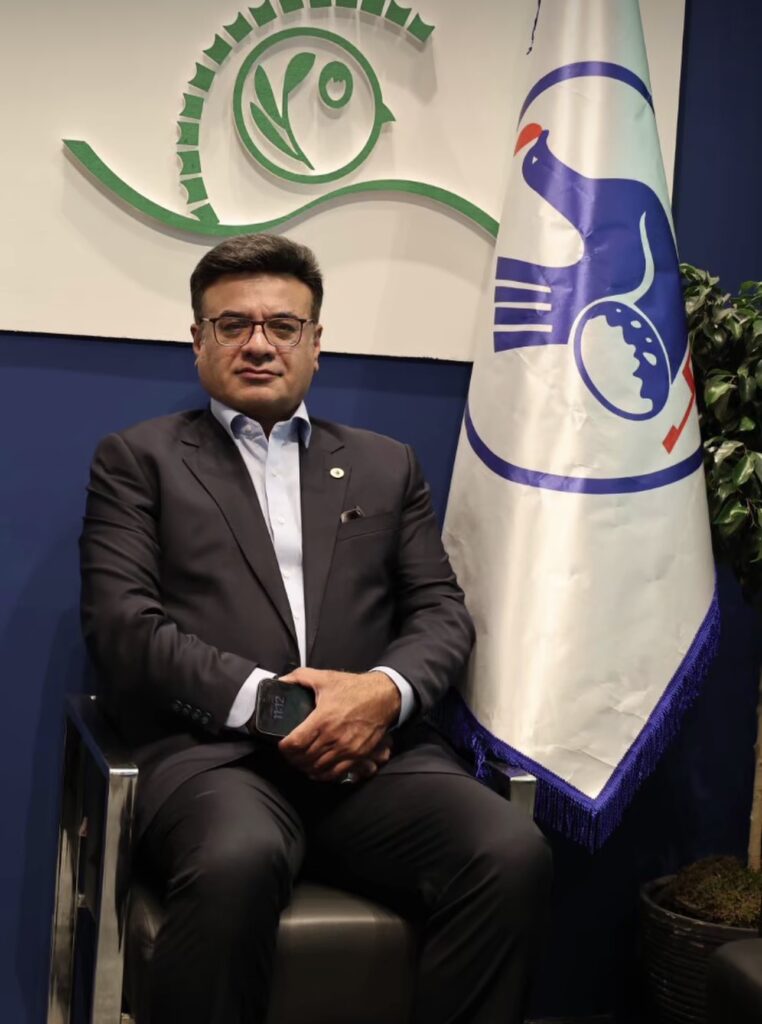 سخنرانی مدیرعامل محترم شرکت مرغک جناب آقای دکتر مجتبی پیری در پایان ۲۵مین دوره نمایشگاه بین المللی دام و طیور