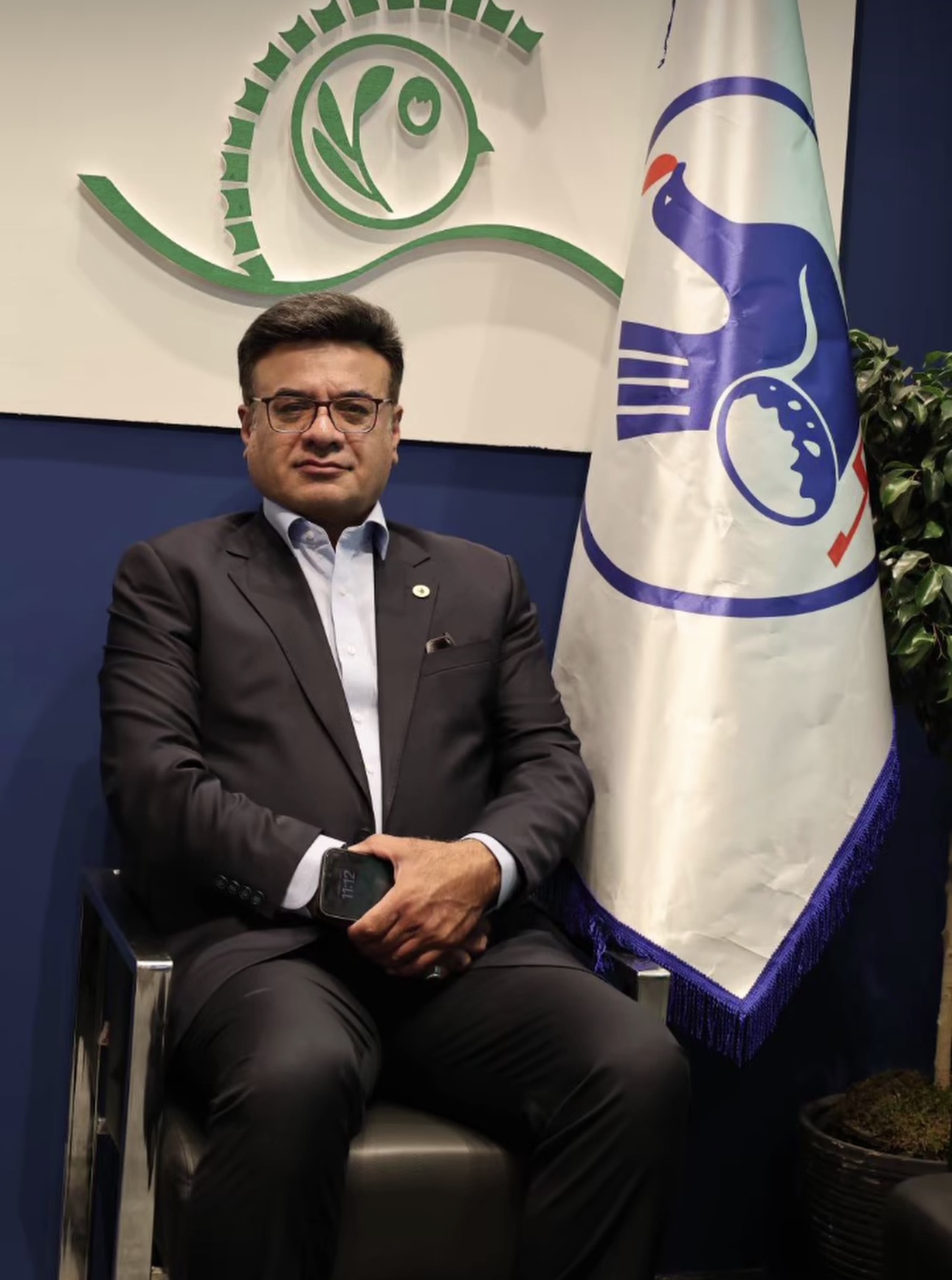 سخنرانی مدیرعامل محترم شرکت مرغک جناب آقای دکتر مجتبی پیری در پایان ۲۵مین دوره نمایشگاه بین المللی دام و طیور